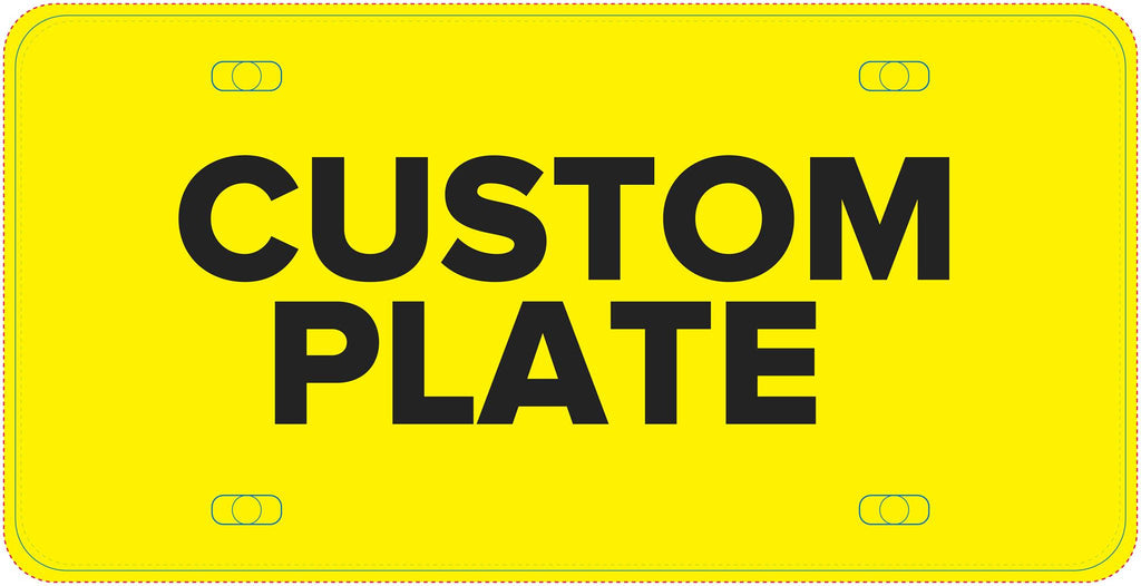 Custom Plate 0.019 White