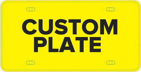 Custom Plate 0.015 White
