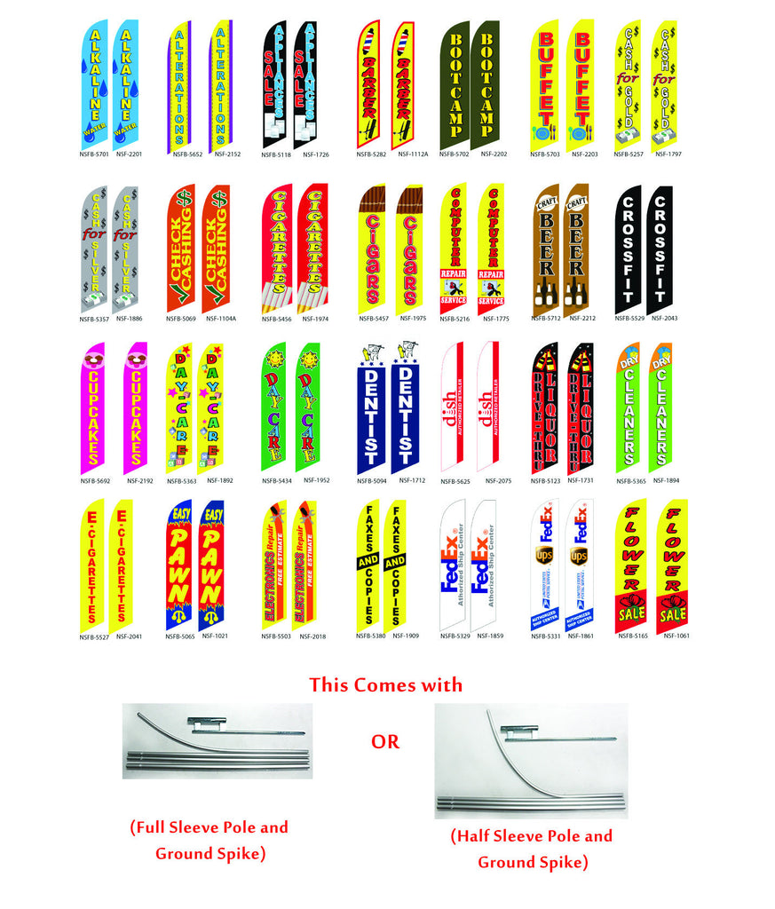 Super Novo Flags & Super Novo Banners - Business/Retail I - Flag and Pole and Ground Spike