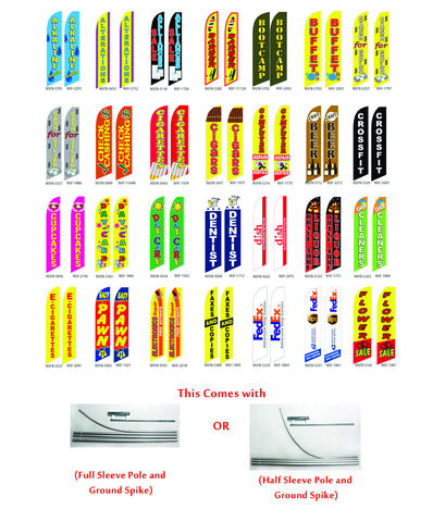 Super Novo Flags & Super Novo Banners - Business/Retail I - Flag and Pole and Ground Spike