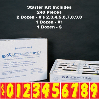 7 1/2 Tall Red & Yellow Starter Kit {EZ131}