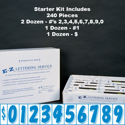 7 1/2 Tall Blue & White Starter Kit {EZ162}