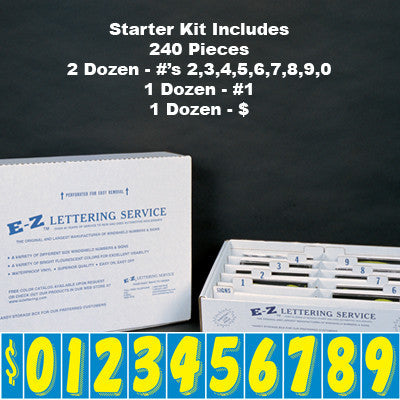 7 1/2 Tall Blue & Yellow Starter Kit {EZ169}