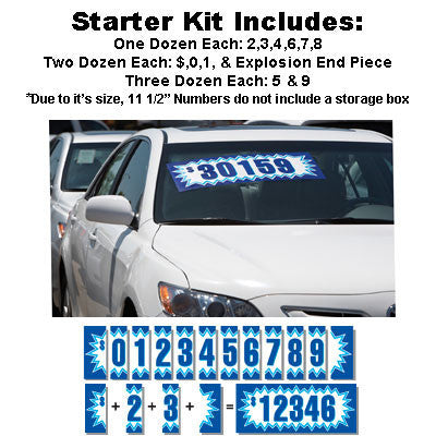 Blue Explosion Number Starter Kit {EZ172}