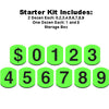 4 inch Tall Bubble Numbers Starter Kit {EZ214}