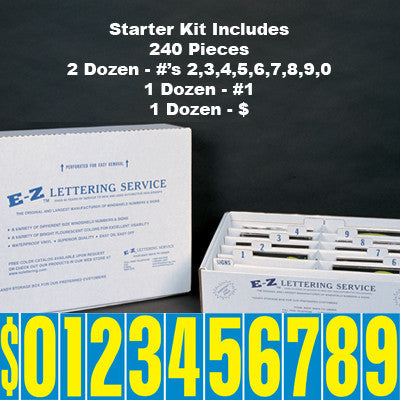 9 1/2 Tall Yellow & Blue Starter Kit {EZ222}