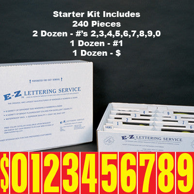 9 1/2 Tall Yellow & Red Starter Kit {EZ223}