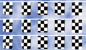 Checkered Rectangle Pennants {EZ305}