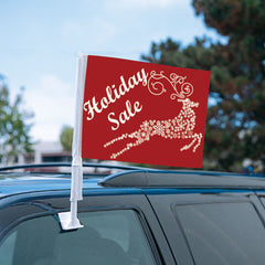Holiday Clip-On Car Flag {EZ418-HOL}