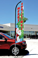 Holiday Swooper Flag & Pole Kit with Tire Base {EZ830-HOL}