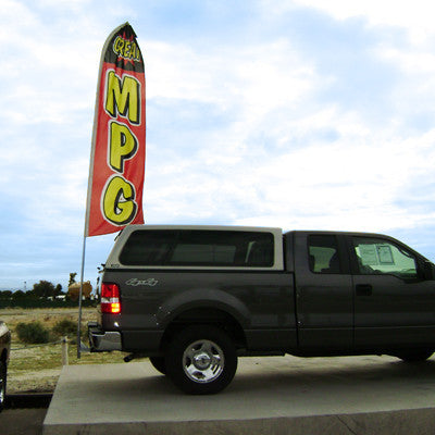 Swooper Flag & Pole Kit with Trailer Hitch Adapter {EZ838}
