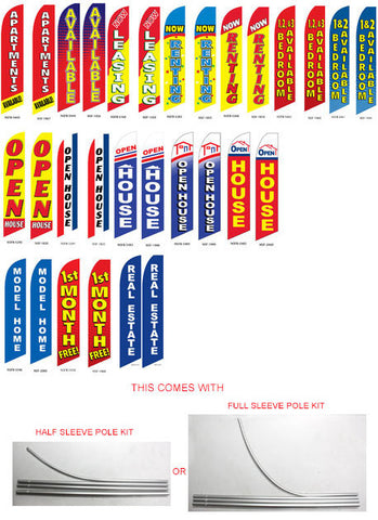 Super Novo Flags & Super Novo Banners -  Real Estate - Flag and Pole