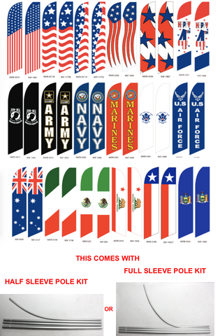 Novo Flag & Super Novo Banners - USA & Military -Flag and Pole