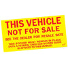 V-T™ Not For Sale Stickers {VT#790}
