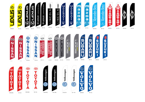Super Novo Flag & Super Novo Banners - Auto Dealer II - Flag Only