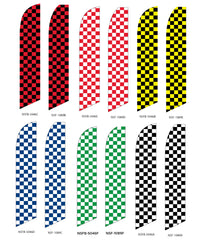 Super Novo Flags and Super Novo Banners - Solid and Checker - Flag Only
