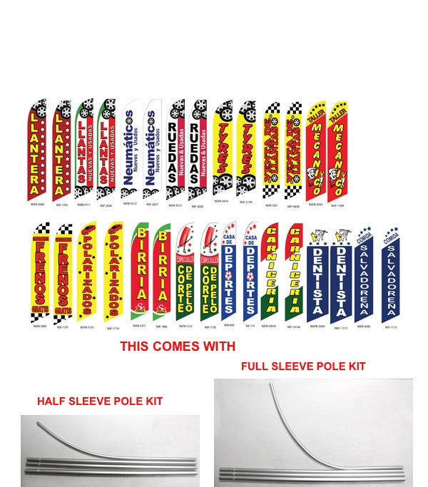 Super Novo Flag & Super Novo Banners - Spanish II - Flag and Pole