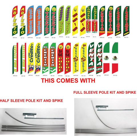 Super Novo Flag & Super Novo Banners - Spanish I - Flag and Pole and Spike