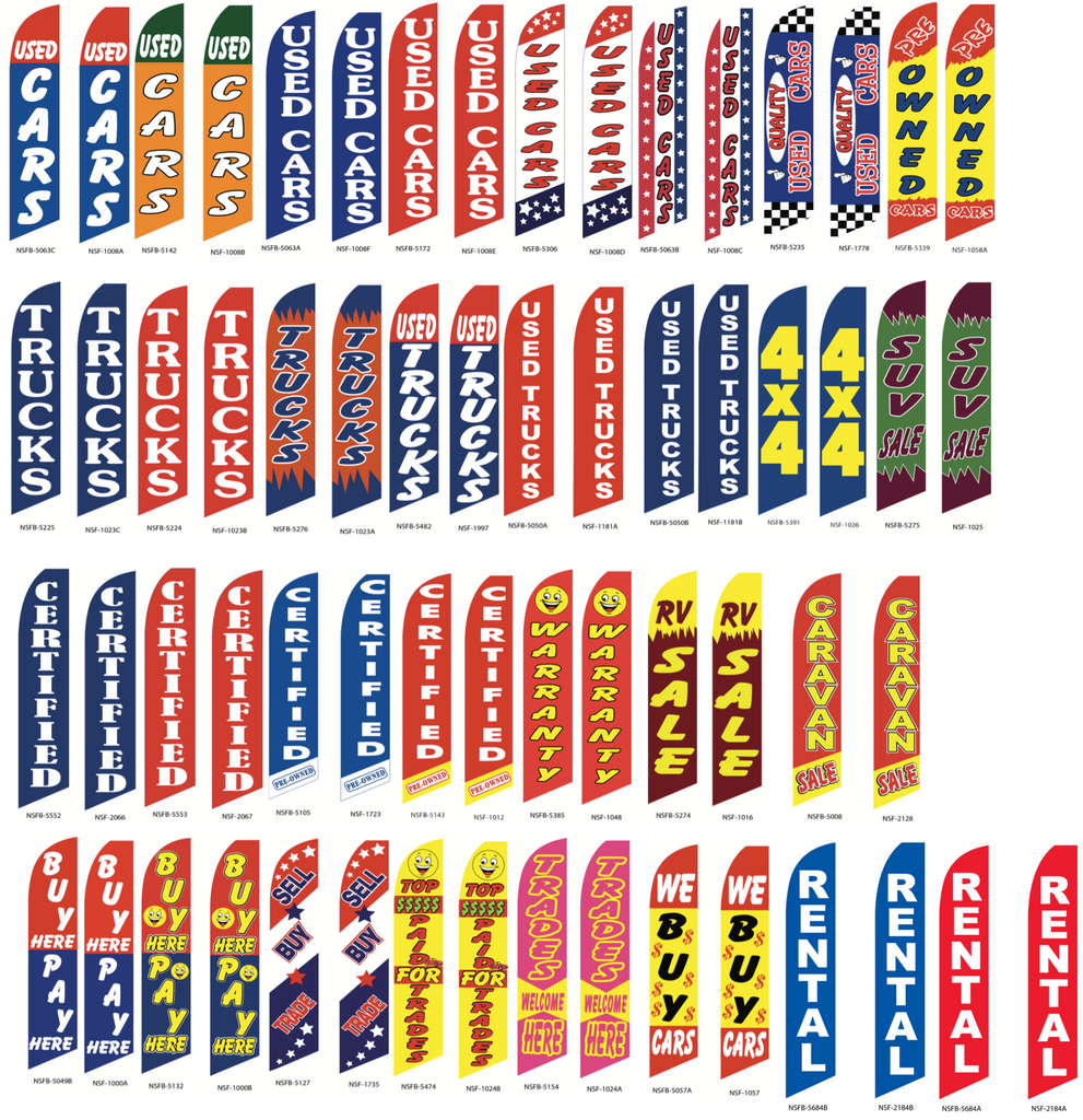 Super Novo Flag & Super Novo Banners - Used Car I-Flag Only
