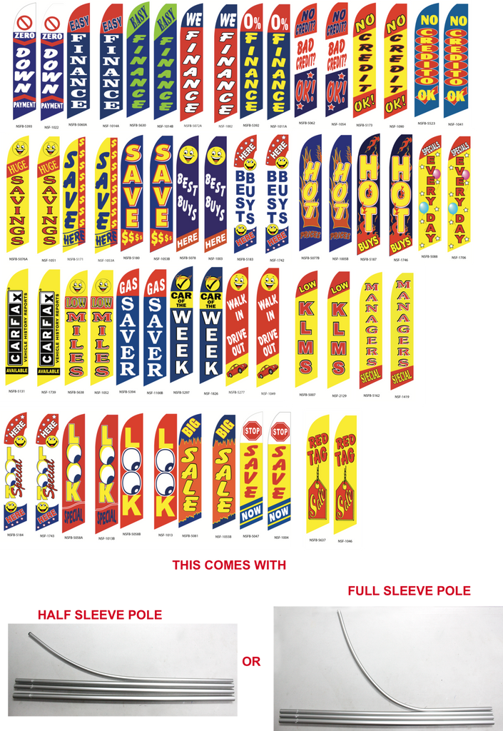 Super Novo Flag & Super Novo Banners - Used Car II -Flag and Pole
