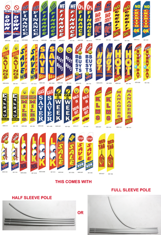 Super Novo Flag & Super Novo Banners - Used Car II -Flag and Pole